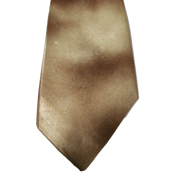 Vintage 1940s Bluestone Waterfall Design Photoprint 4" Wide Necktie Tie - Picture 4 of 5